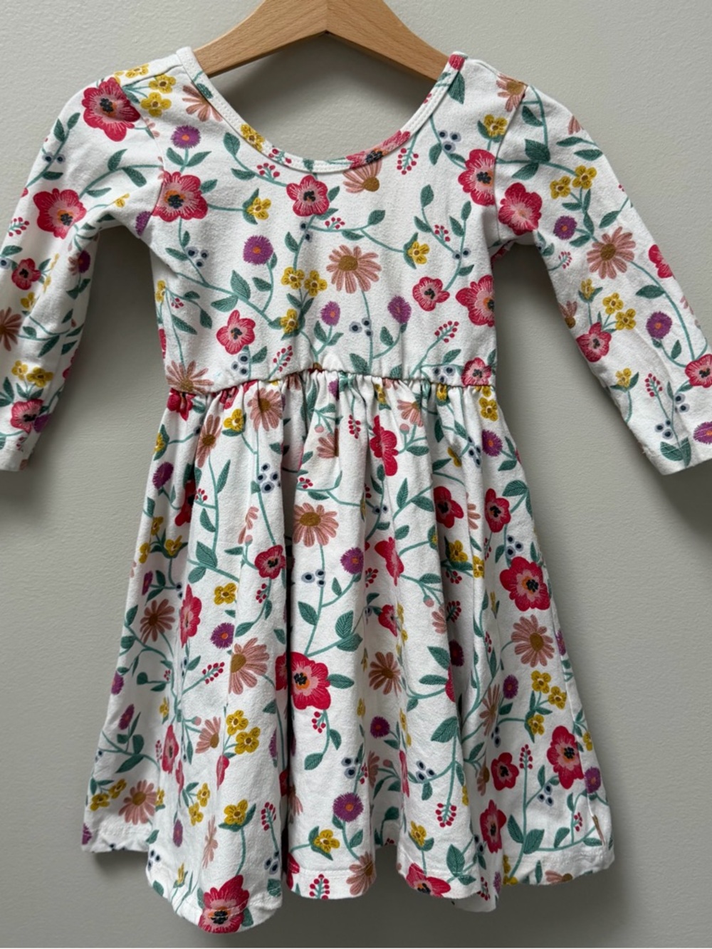 Alice + Ames Ballet Dress Long-Sleeve Floral